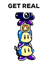 Get Real Sticker - Get Real Stickers