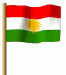 flag kurdish