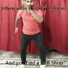 When Wine Shops Are Closed And You Find A Belt Shop GIF - When Wine Shops Are Closed And You Find A Belt Shop When You Find A Belt Shop Ashok GIFs