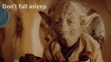 Yoda Dont Fall Asleep GIF - Yoda Dont Fall Asleep Sad GIFs