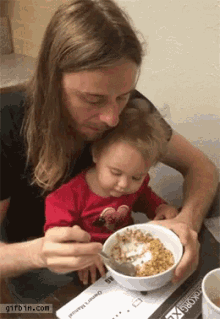 Pai Cereal GIF - Pai Cereal Bebe GIFs