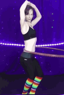 wyked beth hoopin hula hoop workout sexy