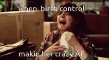 Crying Crazy GIF - Crying Crazy Contraceptive GIFs