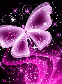Butterfly Pink GIF - Butterfly Pink Sparkle GIFs