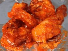양념치킨 치킨 지글지글 GIF - Seasoned Chicken Korean Fried Chicken Yangnyeom Chicken GIFs