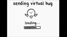 Friends GIF - Virtual Hug Loading Hug GIFs