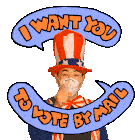 I Want You To Vote By Mail Mail In Voting Sticker - I Want You To Vote By Mail Vote By Mail Mail Stickers