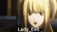 lady evil traumacore death note