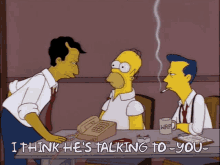 Simpsons Mr Thompson I Think Hes Talking To You GIF - Simpsons Mr Thompson I Think Hes Talking To You GIFs