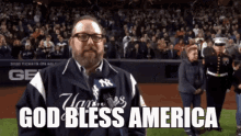 God Bless America Ny Yankees GIF - God Bless America Ny Yankees Evan Harrington GIFs