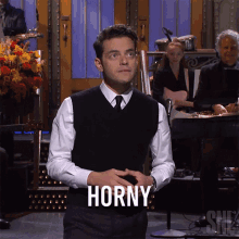 Horny Rami Malek GIF - Horny Rami Malek Saturday Night Live GIFs