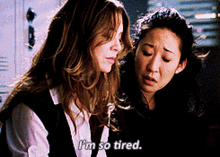 Greys Anatomy Cristina Yang GIF - Greys Anatomy Cristina Yang Im So Tired GIFs