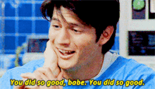 One Tree Hill Nathan Scott GIF - One Tree Hill Nathan Scott You Did So Good Babe GIFs