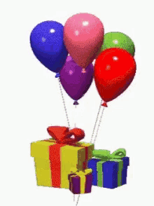 gifts balloons