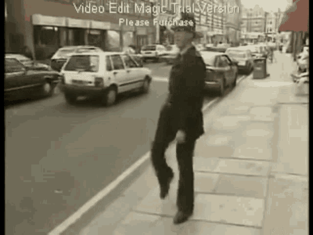 Dancing policeman