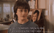 harry potter daniel radcliffe ill be in my bedroom making no noise pretending that i dont exist