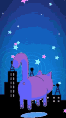 cat jump night goodnight stars