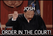 bagcord josh unbiased order in the court judge josh