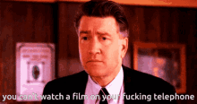 David Lynch Telephone Twin Peaks GIF - David Lynch Telephone Twin Peaks Gordon Cole GIFs
