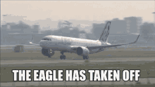 The Eagle Has Taken Off Plane GIF - The Eagle Has Taken Off Taken Off Eagle GIFs