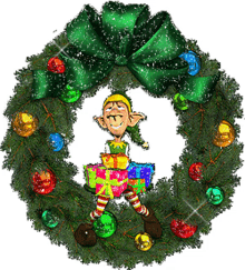 Adventi Koszorúk Christmas Wreath GIF - Adventi Koszorúk Christmas Wreath Mery Christmas GIFs