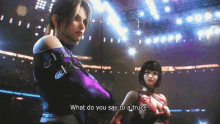 Anna Williams Tekken GIF - Anna Williams Tekken What Do You Say To A Truce GIFs