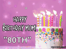 Happy Birthday Mom Birthday Cake GIF - Happy Birthday Mom Birthday Cake GIFs