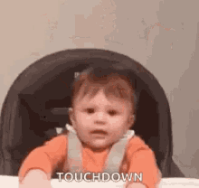 Touchdown Baby S Face GIF - Touchdown Baby S Face Yass Baby GIFs