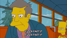 The Simpsons Pizza Party GIF - The Simpsons Pizza Party Pizza GIFs