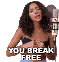 You Break Free Arlissa Sticker - You Break Free Arlissa Little Girl Song Stickers