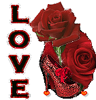 Gina101 Love Sticker - Gina101 Love Red Roses Stickers