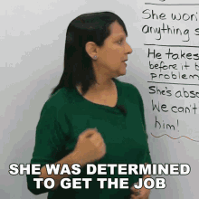 She Was Determined To Get The Job Rebecca GIF - She Was Determined To Get The Job Rebecca Engvid GIFs