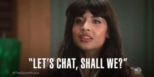 Lets Chat Shall We Lets Talk GIF - Lets Chat Shall We Lets Talk Chat -  Discover & Share GIFs