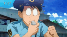 police anime police keisatsu freeze stop it