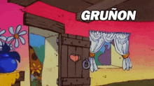 Gruñon GIF - Grumpy Smurfs Walking Out GIFs