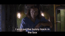 Yes Mr. Cage GIF - Bunny Back In The Box Nicolas Cage GIFs