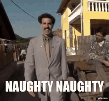 Naughty Naughty Borat GIF - Naughty Naughty Naughty Borat GIFs