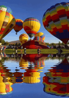 Balloons Lake GIF - Balloons Lake Reflection GIFs