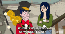Wheres Your Sense Of Wonder Diane Come On GIF - Wheres Your Sense Of Wonder Diane Come On Try It Out GIFs