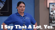 Superstore Dina Fox GIF - Superstore Dina Fox I Say That A Lot Yes GIFs