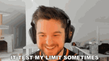 it test my limit sometimes barraccudda smite losing patience it challenge me it test my limit sometimes barraccudda smite losing patience it challenge me