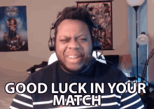Good Luck In Your Match John Finch GIF - Good Luck In Your Match John Finch Smite GIFs
