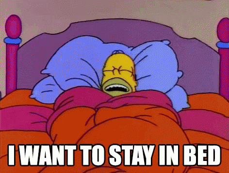 Stay In Bed Simpsons GIF - Stay In Bed Simpsons I Want To Stay In Bed - D.....