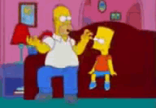 Why I Oughta!  GIF - The Simpsons Homer Simpson Bart Simpson GIFs