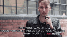 Machine Gun Kelly Mgk GIF - Machine Gun Kelly Mgk Bus Accident London GIFs