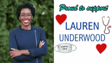 Lauren Underwood Illinois GIF - Lauren Underwood Illinois Proud To Support GIFs
