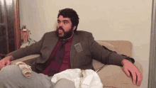 Businessman Tired GIF - Businessman Tired Poofed GIFs