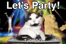 Party Lets Party GIF - Party Lets Party Dj GIFs