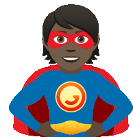 Superhero Joypixels Sticker - Superhero Joypixels Costumed Individual Stickers