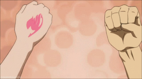 Fairy Tail Anime Gif Fairy Tail Anime Handshake Discover Share Gifs